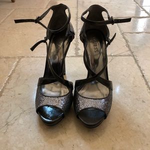 Guess platform heels
